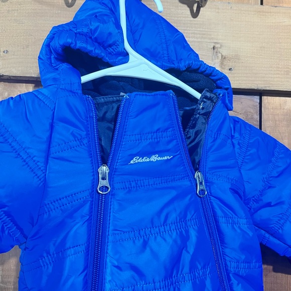 Eddie Bauer Navy Blue Baby Snowsuit - Picture 2 of 4